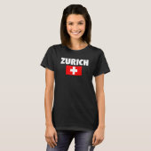 Zurich Zwitserland T-shirt (Voorkant volledig)