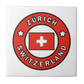 Zürich Zwitserland Tegeltje (Voorkant)
