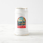 Zürich Zwitserland Travel Art Embleem Bierpul (Center)