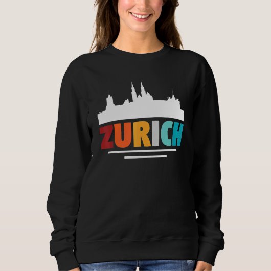 Zurich Zwitserland Trui (Voorkant)