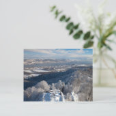 Zurich Zwitserland Winter Briefkaart (Staand voorkant)