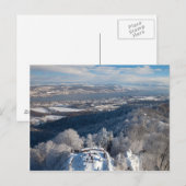 Zurich Zwitserland Winter Briefkaart (Voorkant / Achterkant)