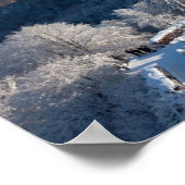 Zurich Zwitserland Winter Poster (Hoek)