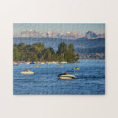Zürich, Zwitserland Zürichsee (Zürich-meer) Legpuzzel (Horizontaal)