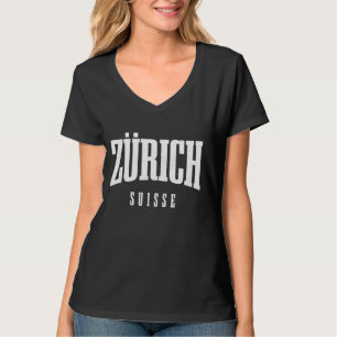 Zürich Zwitserland Zwitserse Suisse  Souvenir T-shirt