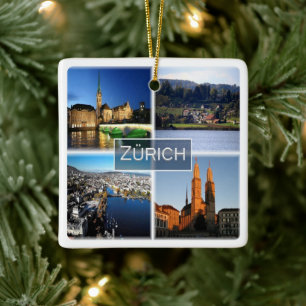 ZURICH Zwitsers Zwitserland Keramisch Ornament