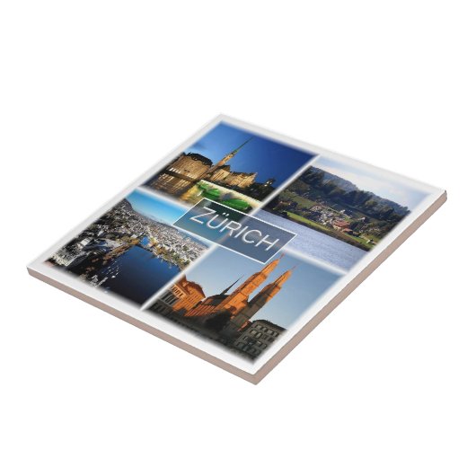 ZURICH Zwitsers Zwitserland Tegeltje (Zijkant)