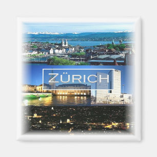 ZURICHS zwitserland - Fridge Magneet