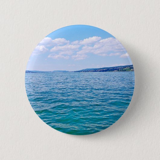 Zürichsee Ronde Button 5,7 Cm (Voorkant)
