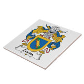 Zurita Family Crest Tegeltje (Zijkant)