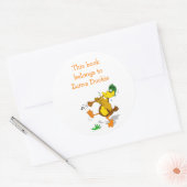 Zurna Duck Gepersonaliseerde Bookplate Sticker Sja (Envelop)