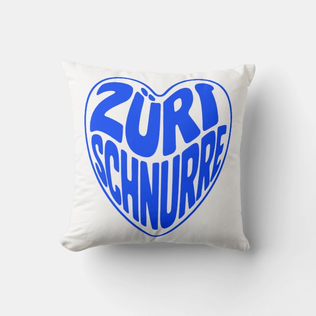 Zürri Schnurre Kussen (Voorkant)