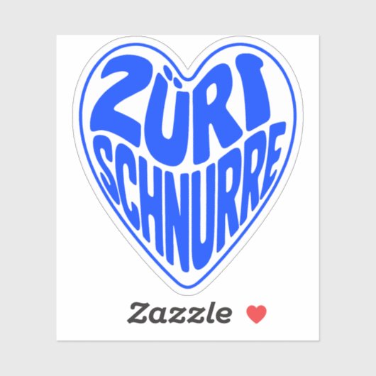 Zürri Schnurre Sticker (Vel)