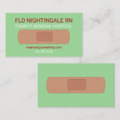 Zurse Bandage scrubs Green Visitekaartje (Voorkant / Achterkant)