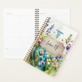 Zurse Boho Waterverf Wildflower Floral Student Planner (Display)