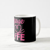 Zurse Doctor Hospital Nursing Medicine Love Gift Koffiemok (Voorkant rechts)