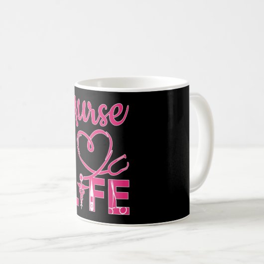 Zurse Doctor Hospital Nursing Medicine Love Gift Koffiemok (Voorkant rechts)