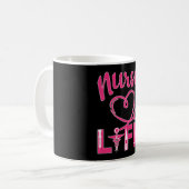 Zurse Doctor Hospital Nursing Medicine Love Gift Koffiemok (Voorkant links)