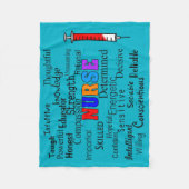 Zurse fleece Blanket beschrijvende woorden Deken (Voorkant)