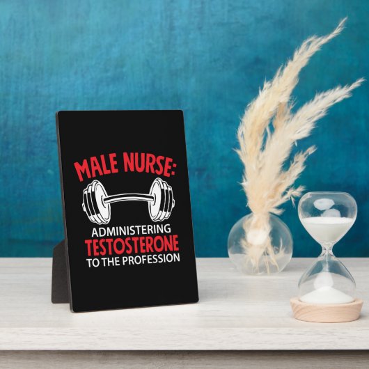 Zurse Gift Male Nurse Administratie Fotoplaat (Zijkant)