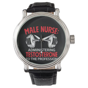 Zurse Gift Male Nurse Administratie Horloge