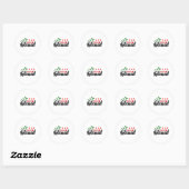 Zurse Gift Nurse Blessed Ronde Sticker (Vel)