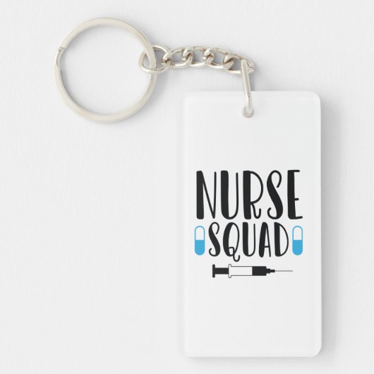 Zurse Gift Nurse Squad Sleutelhanger (Voorkant)