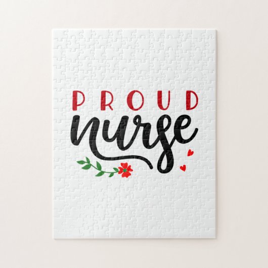 Zurse Gift Proud Nurse Legpuzzel (Verticaal)
