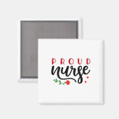 Zurse Gift Proud Nurse Magneet (Voorkant / Achterkant)