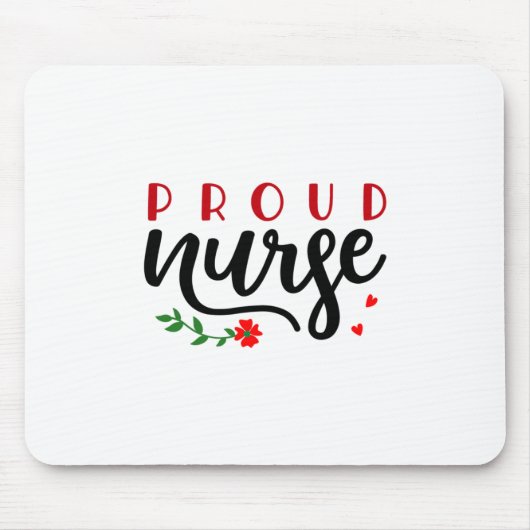 Zurse Gift Proud Nurse Muismat (Voorkant)