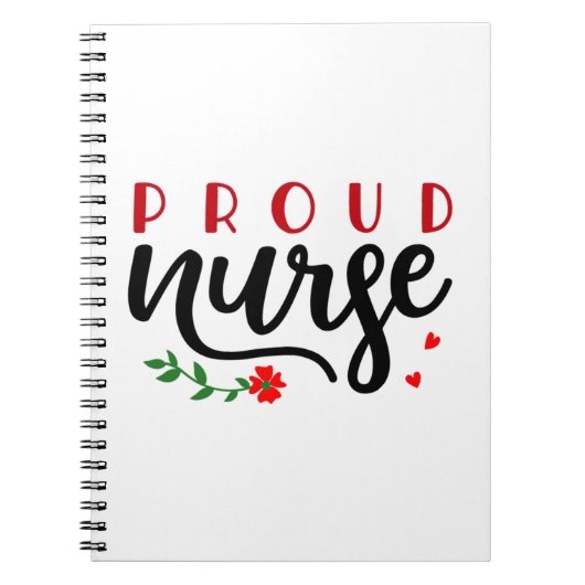Zurse Gift Proud Nurse Notitieboek (Voorkant)