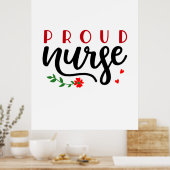 Zurse Gift Proud Nurse Poster (Keuken)