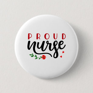 Zurse Gift Proud Nurse Ronde Button 5,7 Cm