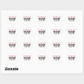 Zurse Gift Proud Nurse Ronde Sticker (Vel)