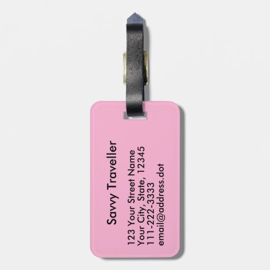 Zurse Gift Stethoscoop houdt kalm en zuster aan Bagagelabel (Achterkant verticaal)