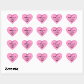 Zurse Gift Stethoscoop houdt kalm en zuster aan Hart Sticker (Vel)