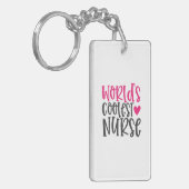 Zurse Gift World's koelste zuster Sleutelhanger (Voorkant Links)