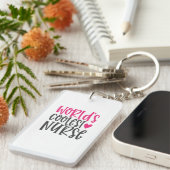 Zurse Gift World's koelste zuster Sleutelhanger (Voorkant Rechts)