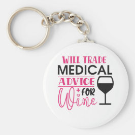 Zurse Gift zal medisch advies inwinnen voor wijn Sleutelhanger