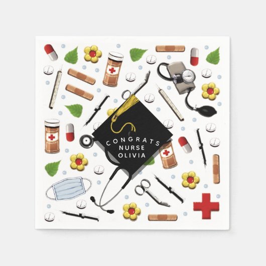 Zurse Graduation Party napkins Servet (Voorkant)