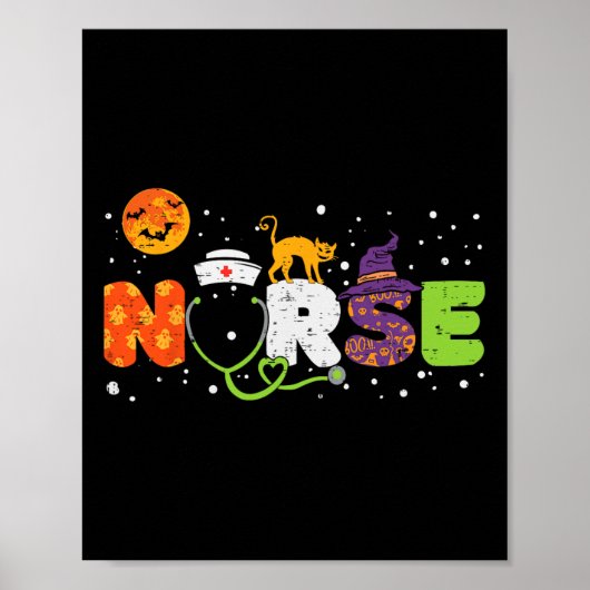 Zurse Halloween Costume Stethoscope Heartbeat Pomp Poster (Voorkant)