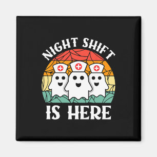 Zurse Halloween Mannen Vrouwen Nachtdienst Ghost Magneet