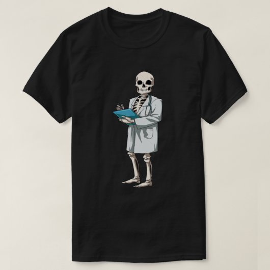 Zurse Halloween Skeleton Doctor Halloween Medical T-shirt (Design voorkant)