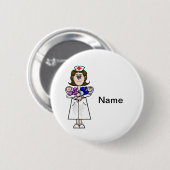 Zurse Holding Baby Boy & Girl Babies Button (Voorkant /achterkant)