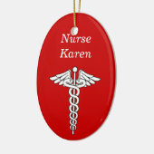 Zurse kerstversiering keramisch ornament (Links)