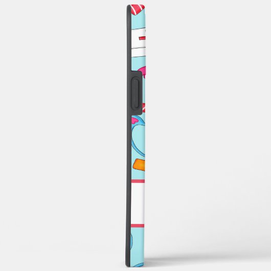 Zurse Medical Art Light Blue Name Persoonlijk Case-Mate iPhone Case (Achterkant / Rechts)