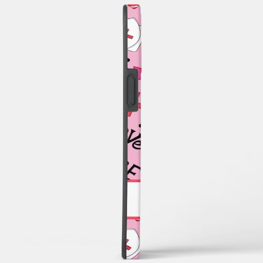 Zurse Medical Art Roze Naam Gepersonaliseerd Case-Mate iPhone Case (Achterkant / Rechts)