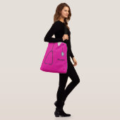 Zurse Medical Scrubs Hot Pink AOPLCB Crossbody Tas (Op model)