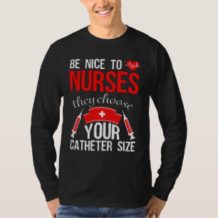 Zurse Pride Snarky Nurse Merchandise Nursing Cath T-shirt