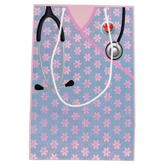 Zurse Roze Medium Cadeauzakje (Achterkant)